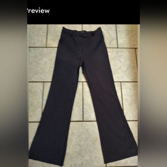 Bardot Navy Pinstripe Dress Pants size 8 - Picture 8 of 9